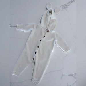Hanna Andersson 🐰🐇 Easter Bunny Suit Onesie with Buttons - size 6-12m